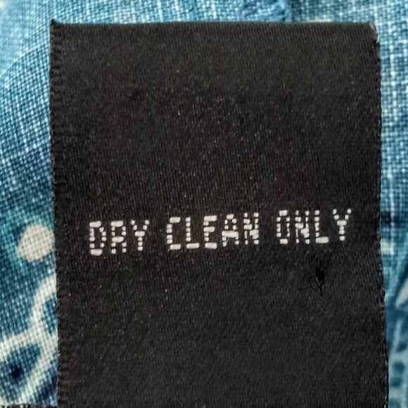 Carole Little Blue White Linen Hooded Jacket - Picture 4 of 4